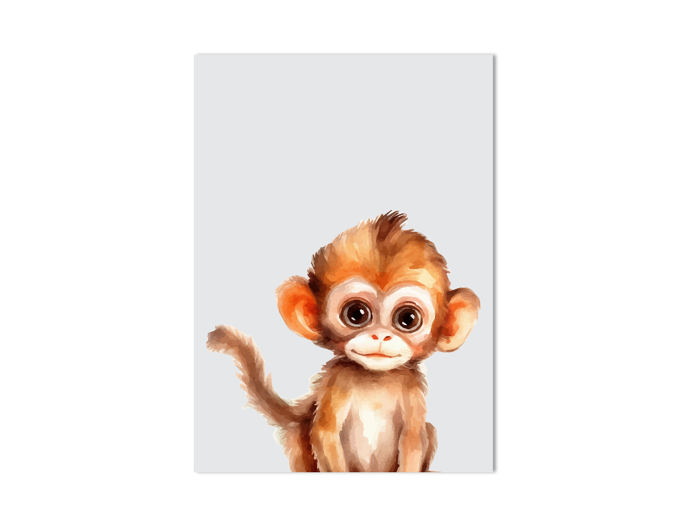 Aapje dierenposter