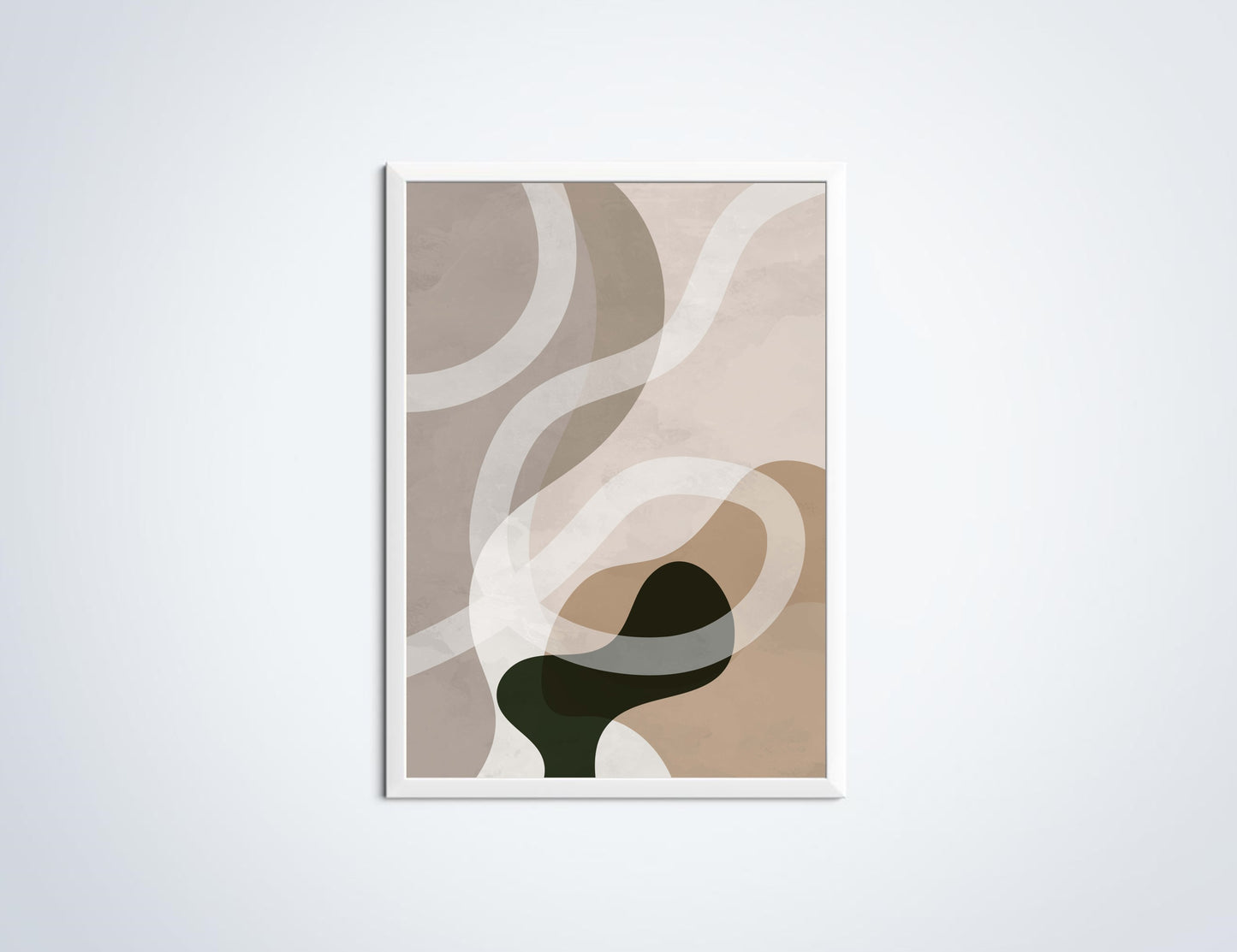 Abstracte Poster 'Pastel Shapes'