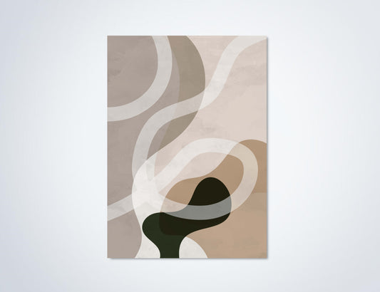 Abstracte Poster 'Pastel Shapes'