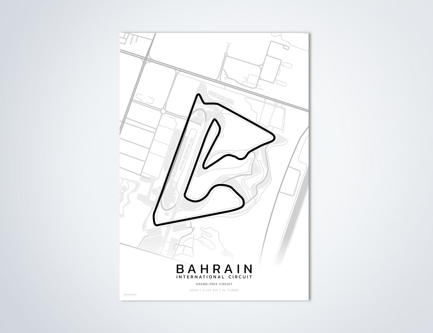 Bahrain Circuit Poster Wit