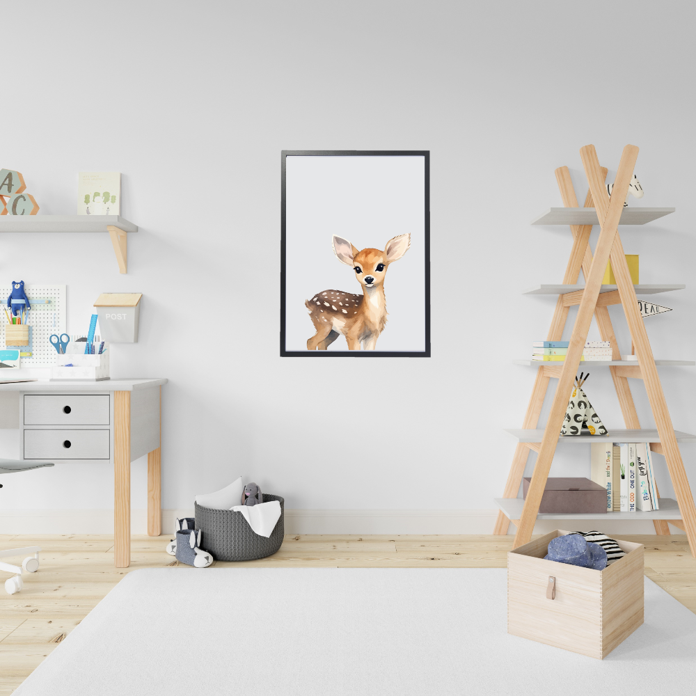 Bambi dierenposter in kinderkamer
