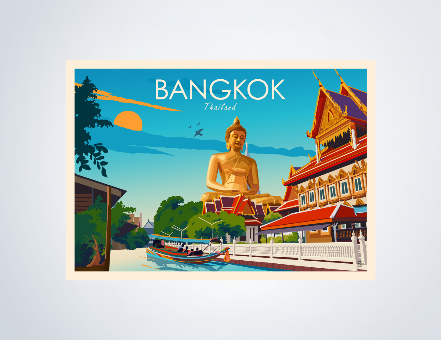 Bangkok Poster Verticaal