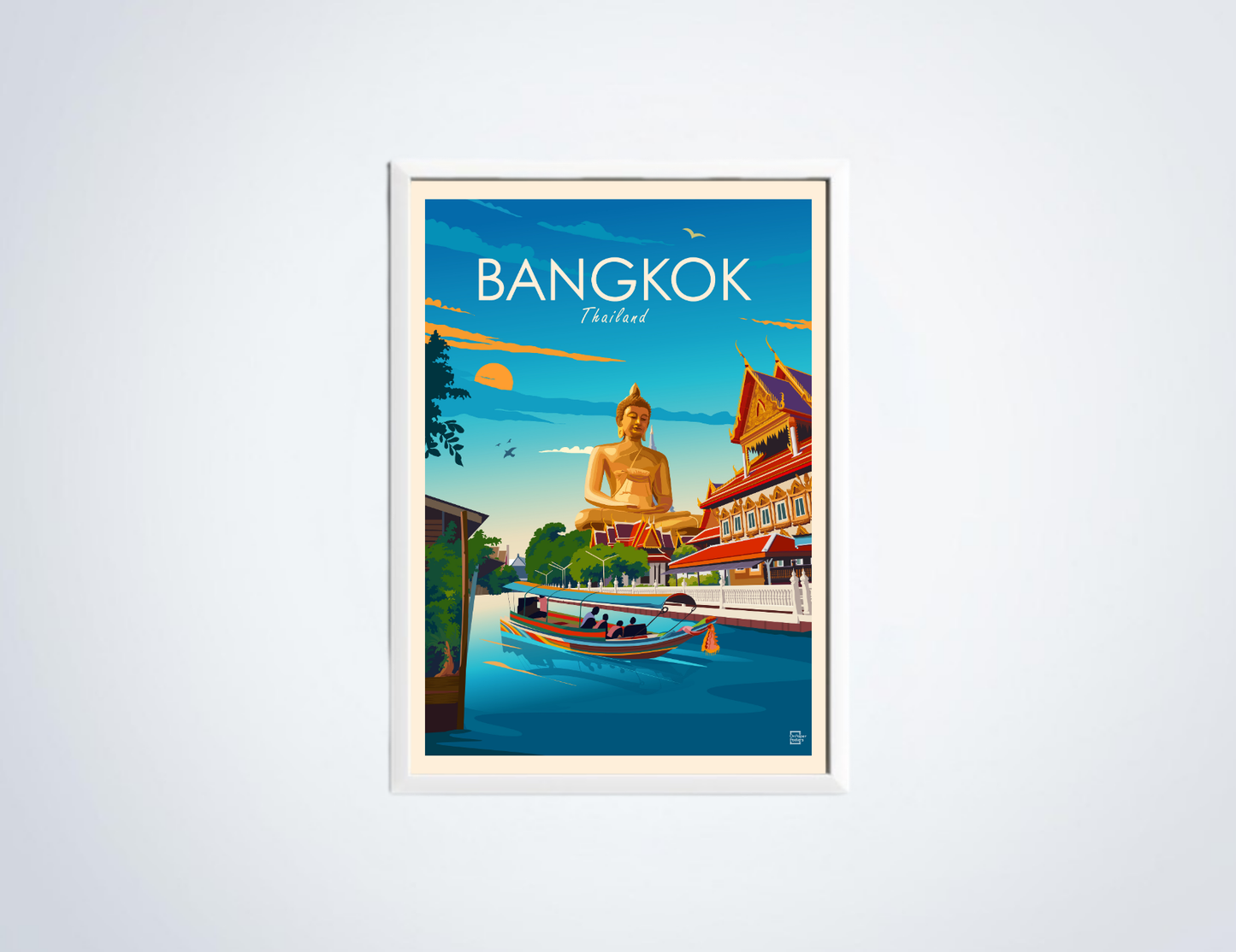 Bangkok Poster in Lijst