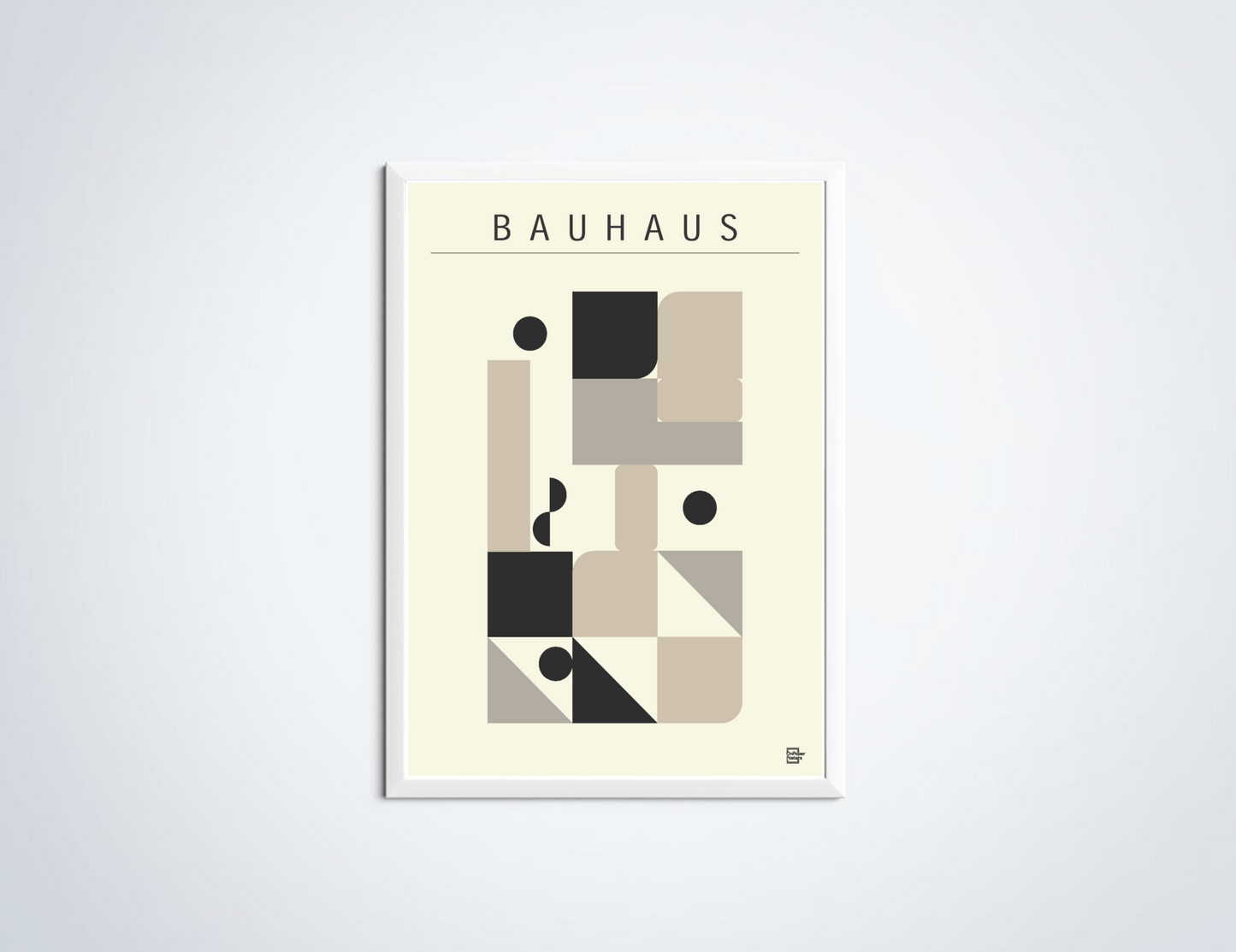 Bauhaus Abstract Poster