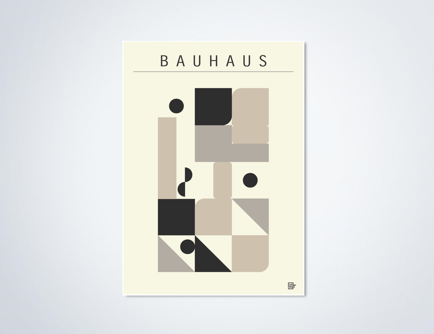 Bauhaus Abstract Poster