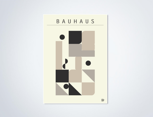 Bauhaus Abstract Poster