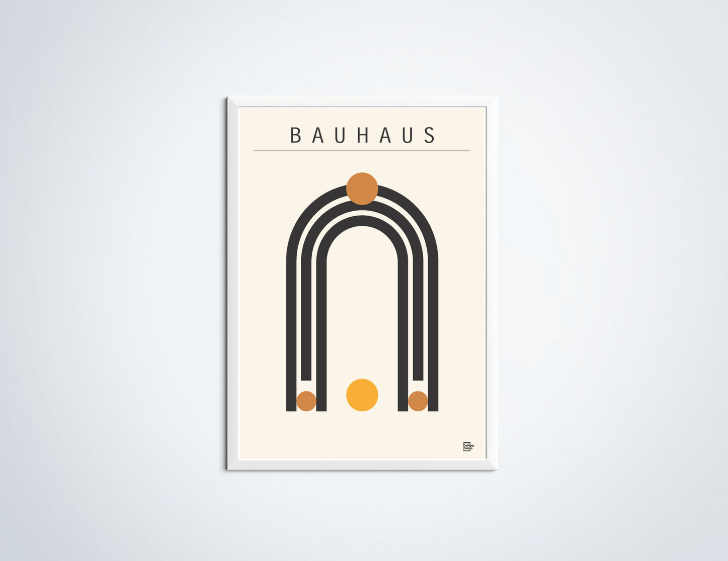 Bauhaus Arches Poster