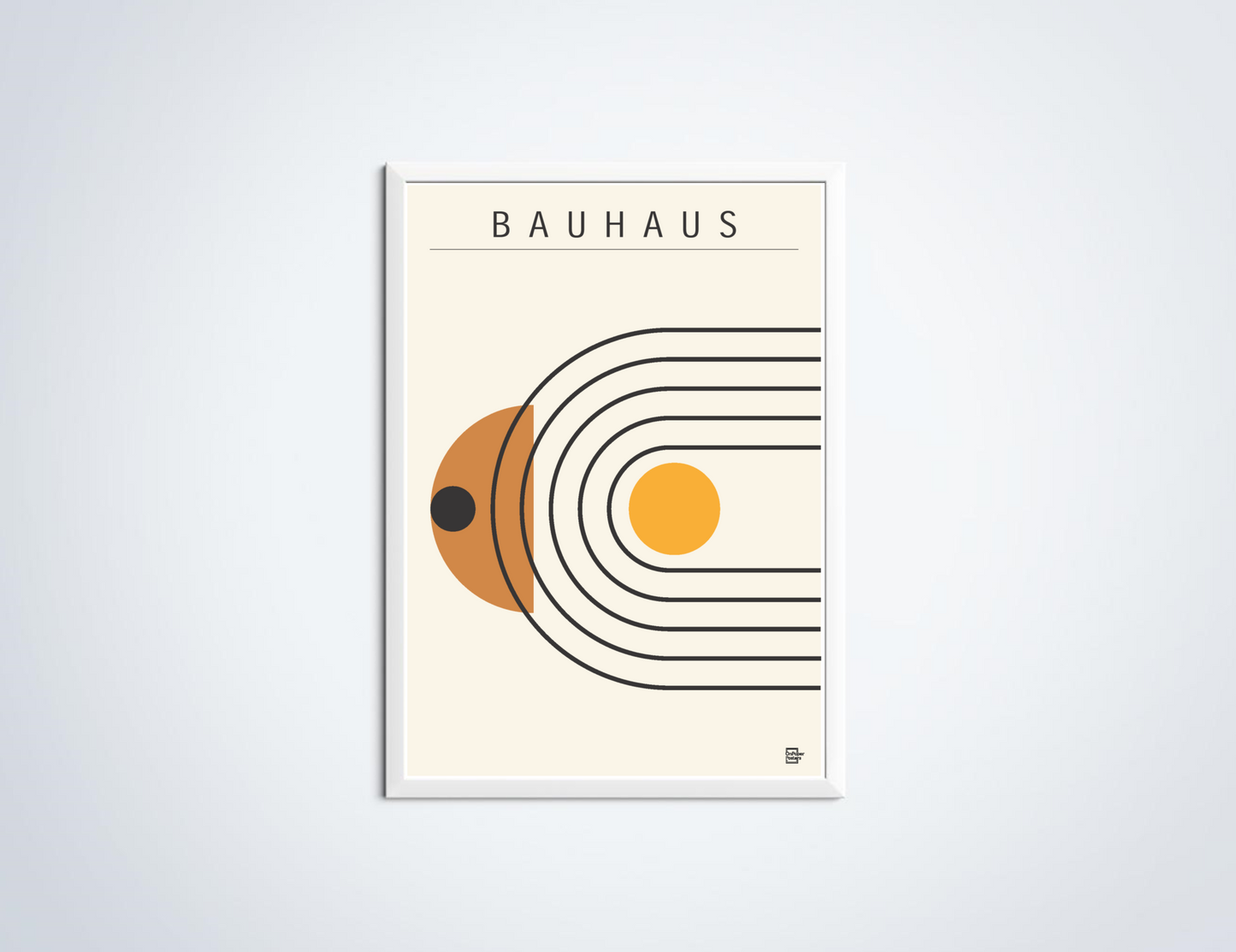 Bauhaus Arches Side Poster