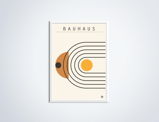 Bauhaus Arches Side Poster