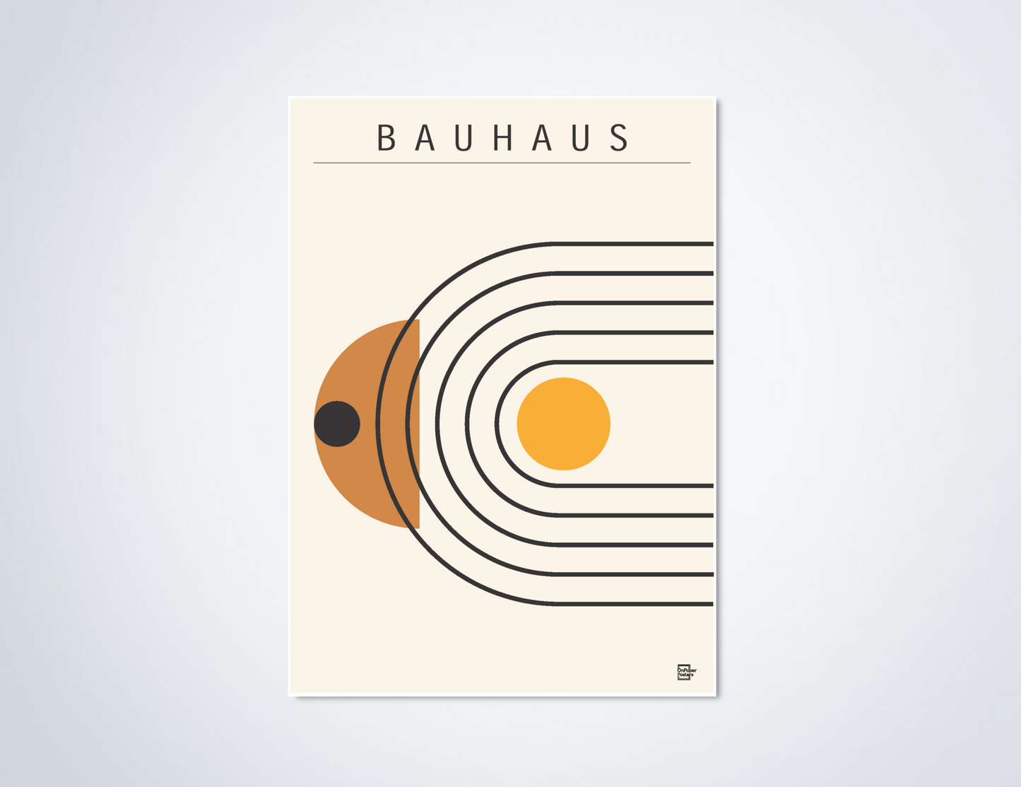 Bauhaus Arches Side Poster