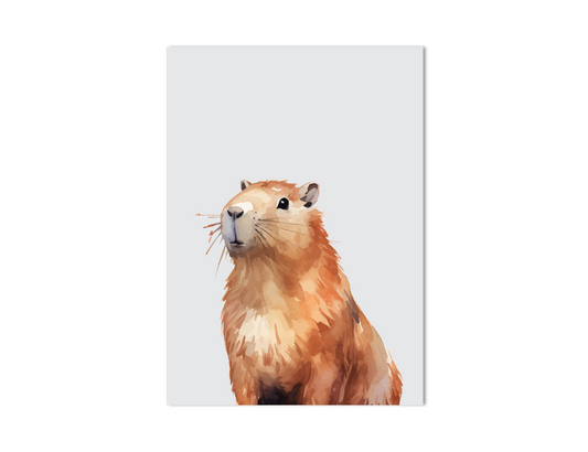 Capybara dierenposter