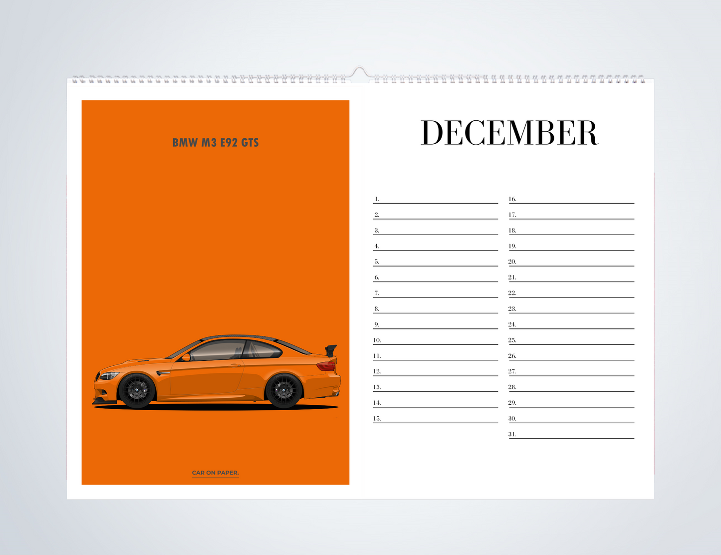Verjaardagskalender Auto's December