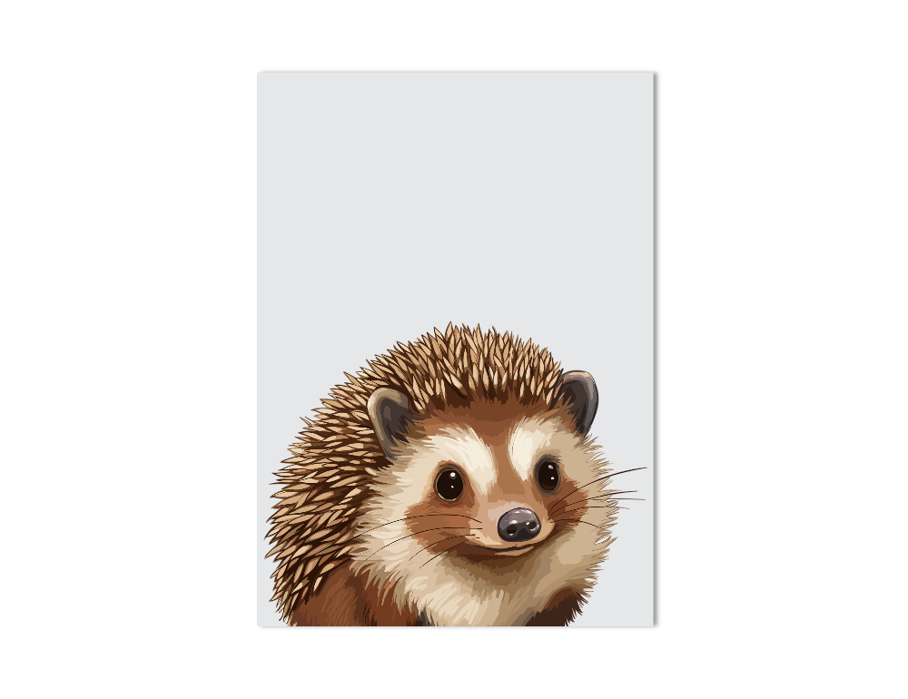 Egel dierenposter