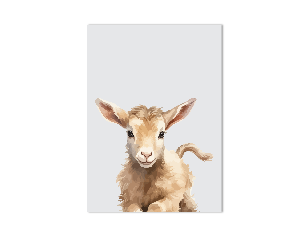 Geitje dierenposter