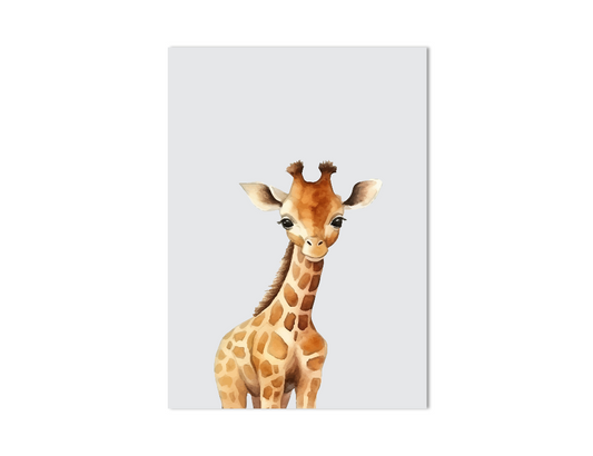 Giraffe dierenposter