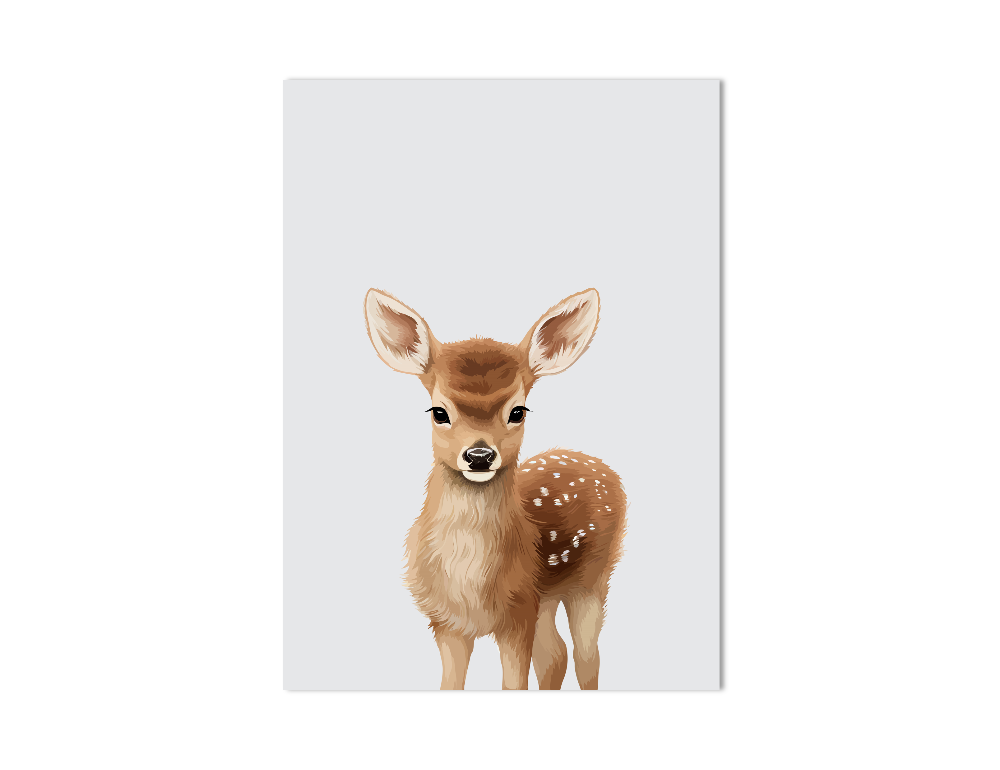 Hertje dierenposter