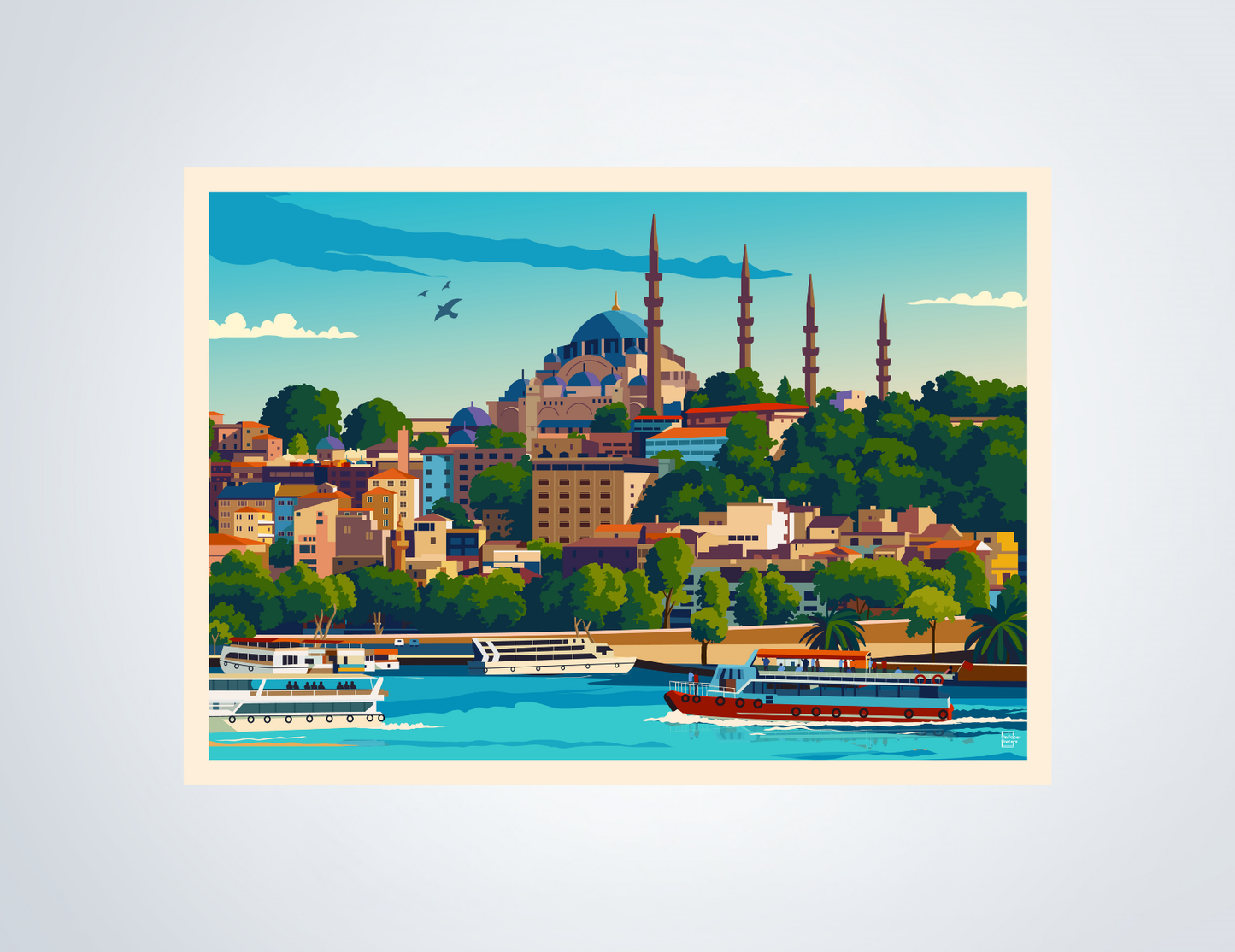 Istanbul Poster Verticaal