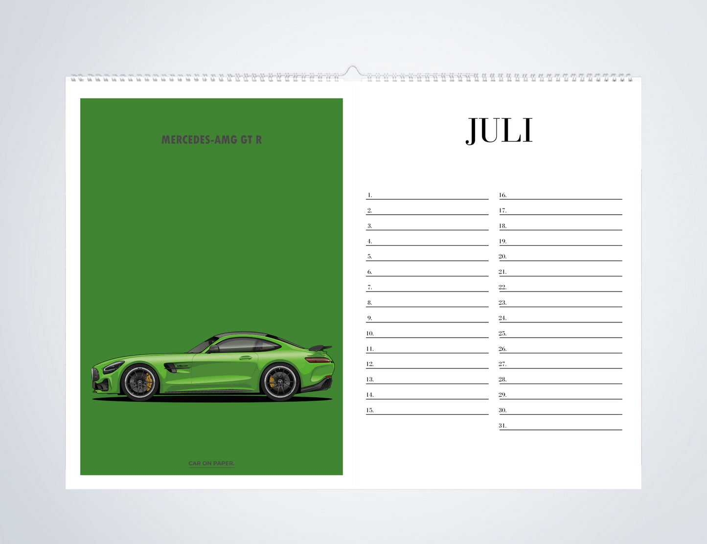 Verjaardagskalender Auto's Juli