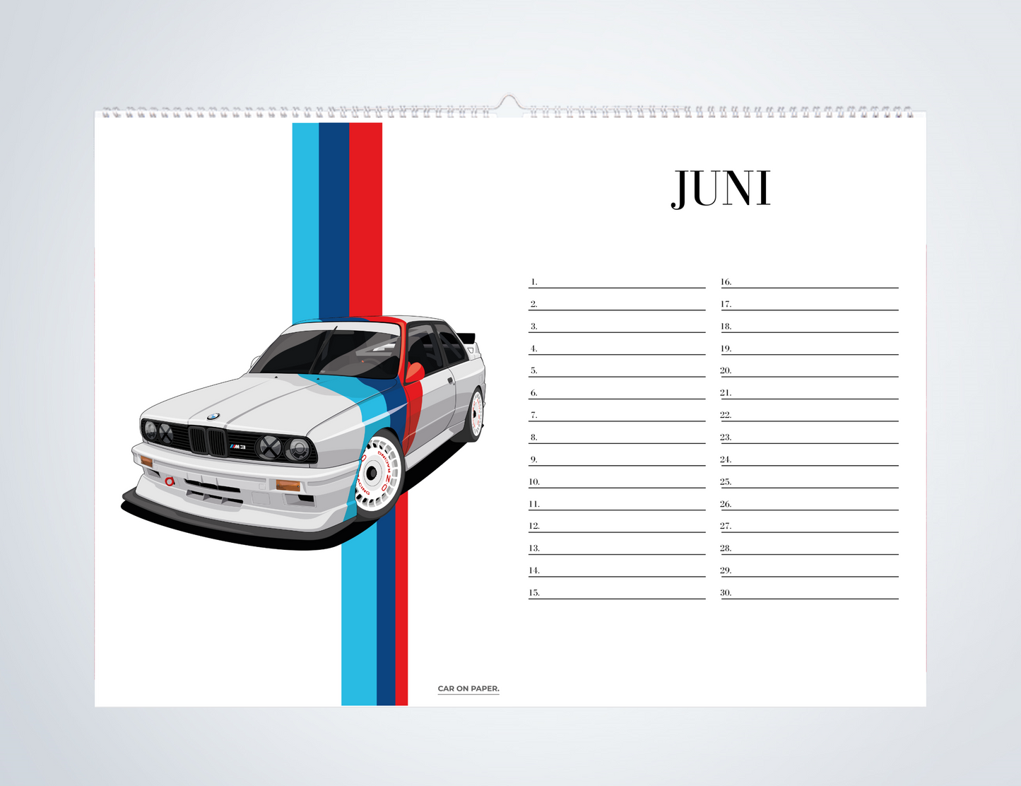 Verjaardagskalender Auto's Juni