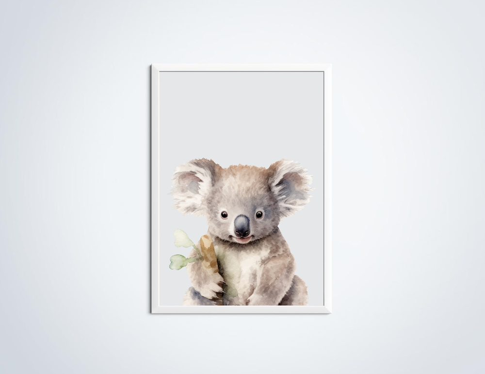 Koala dierenposter in lijst