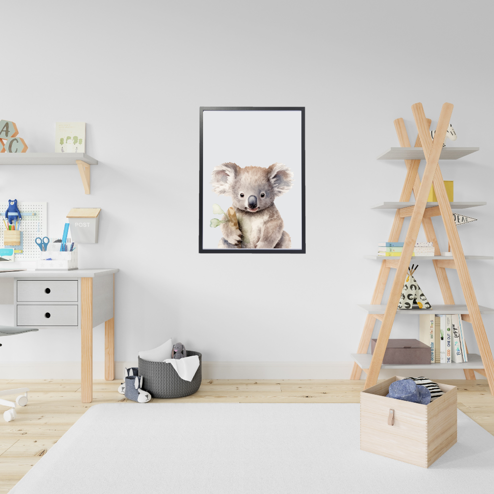 Koala dierenposter in kinderkamer