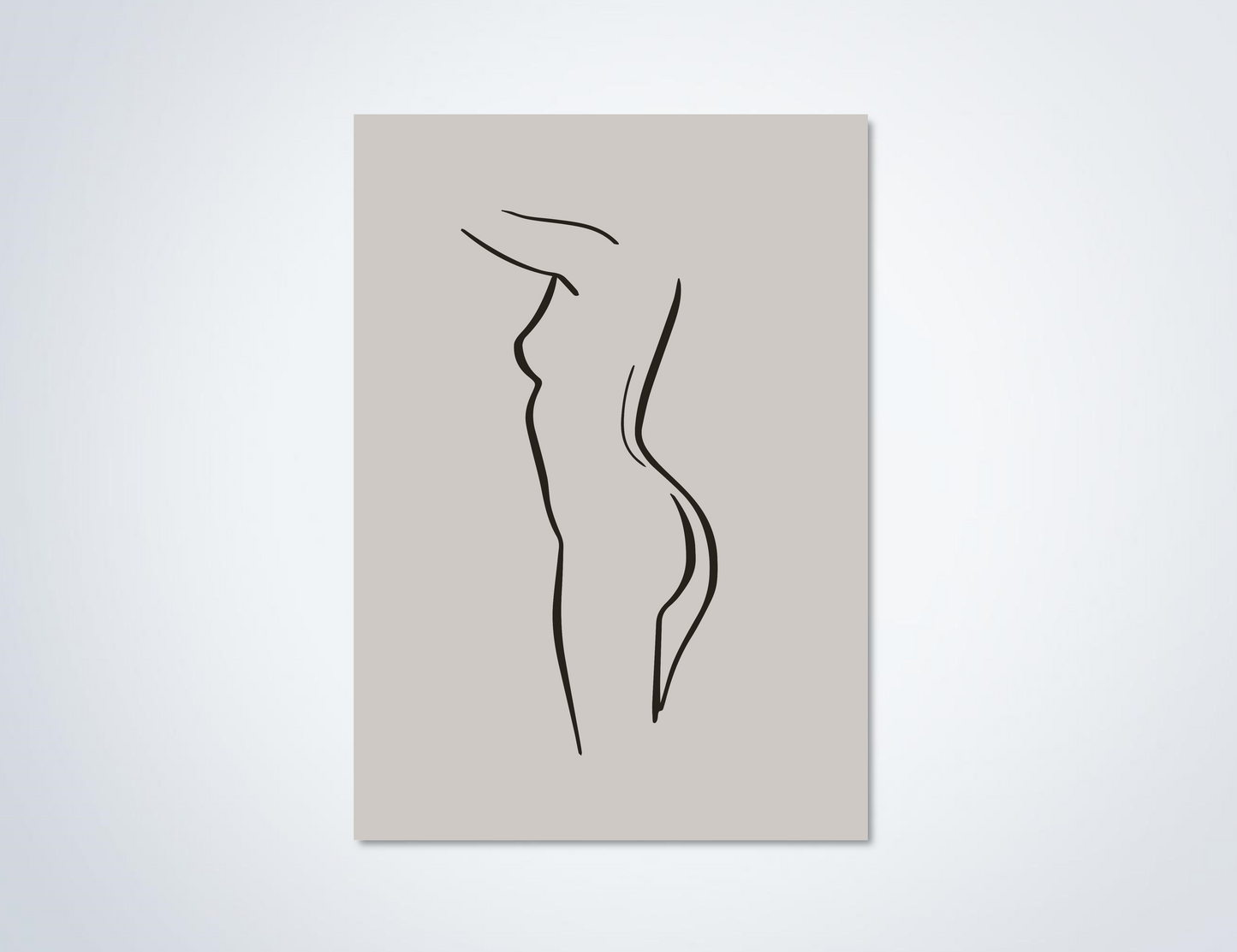 Line Art Bodyshape Poster