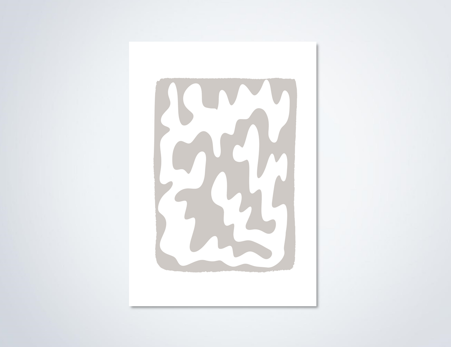 Line Art Shock Poster