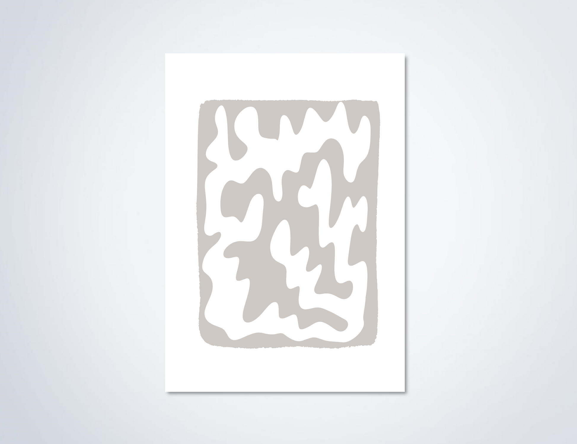 Line Art Shock Poster