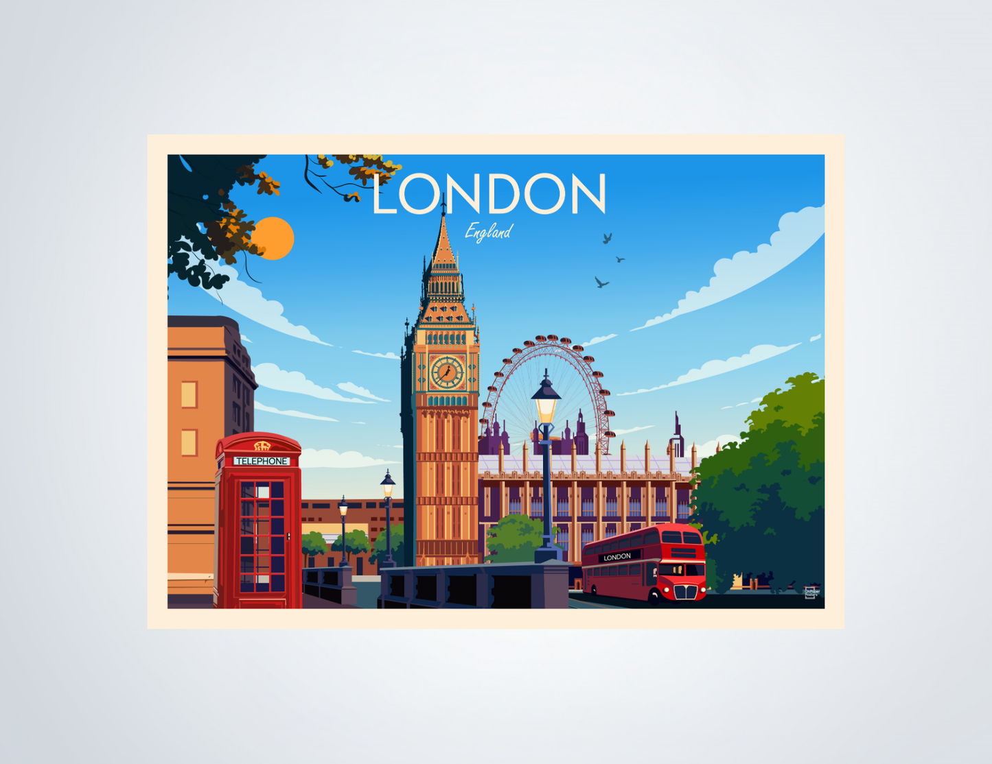 Londen Poster Verticaal