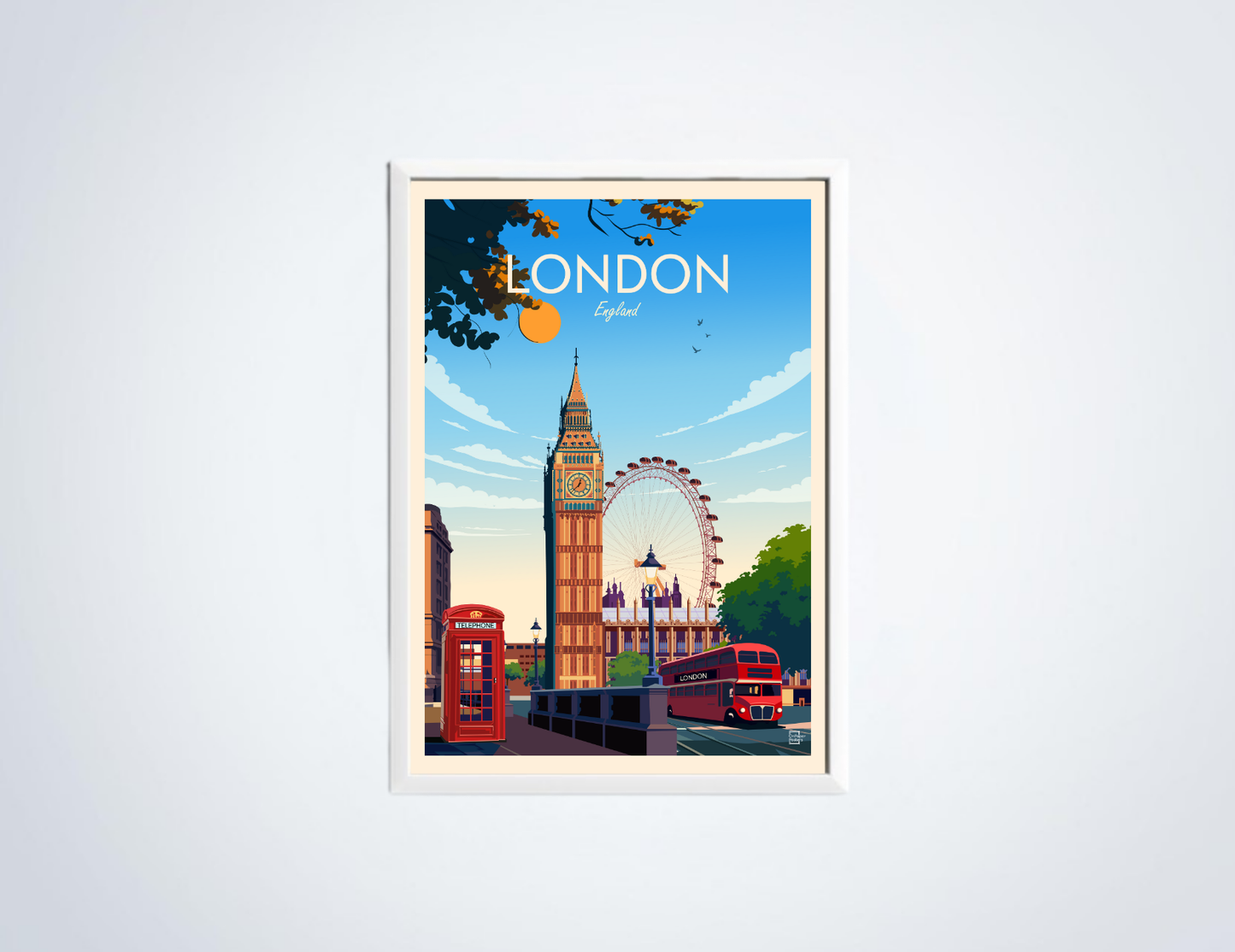 Londen Poster in Lijst