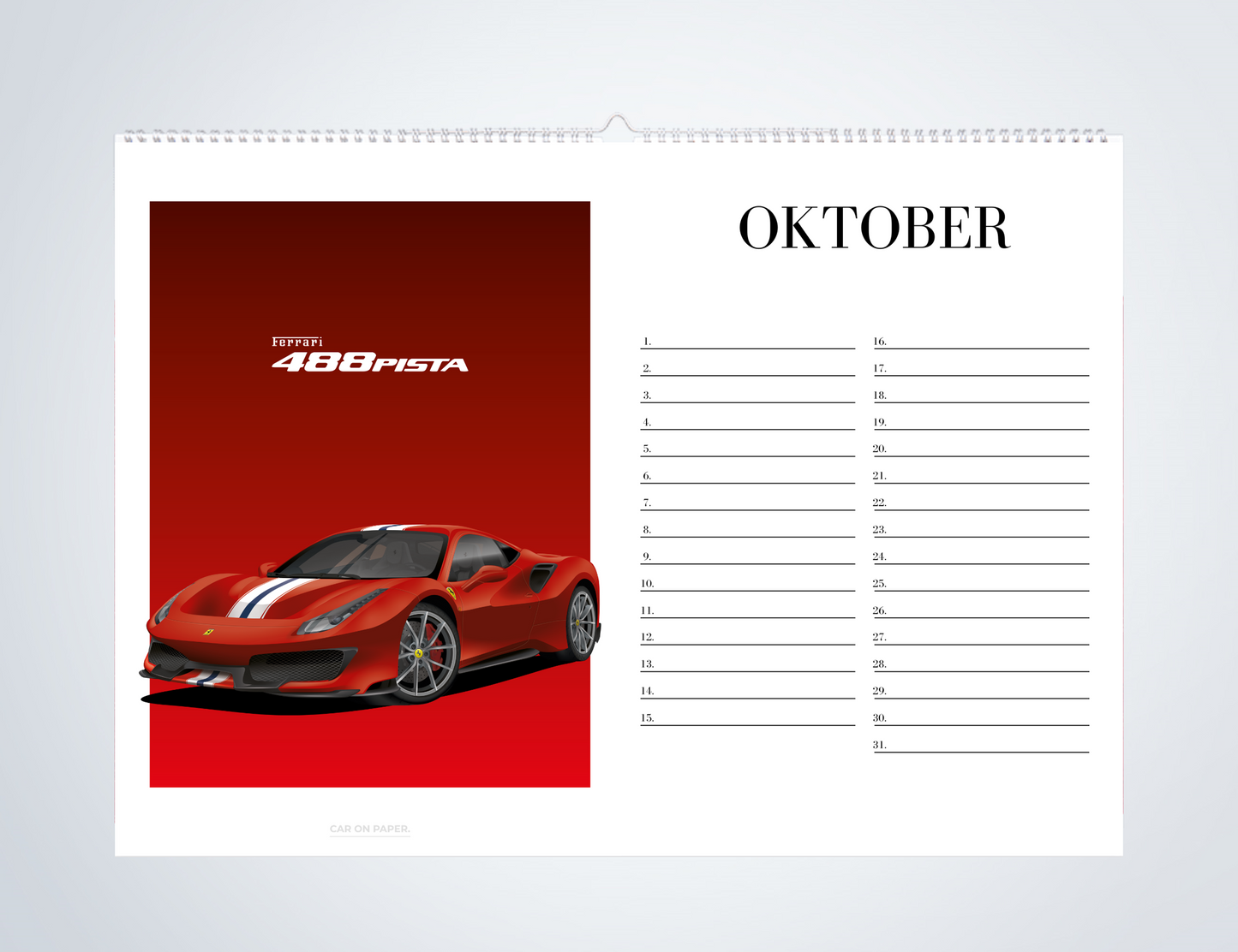Verjaardagskalender Auto's Oktober
