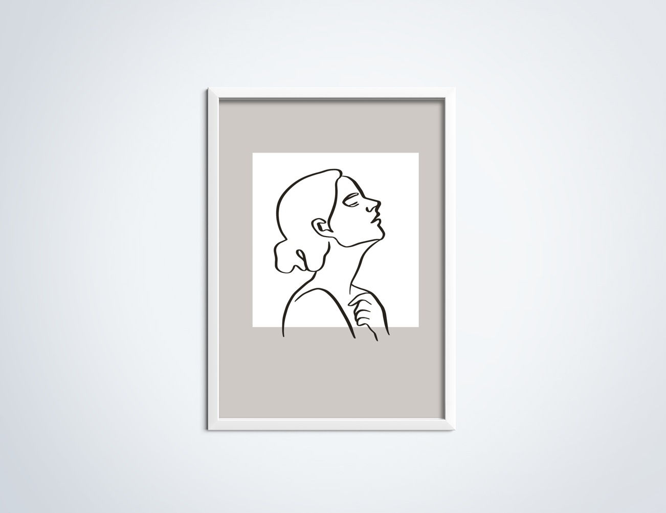 Line Art Mother poster