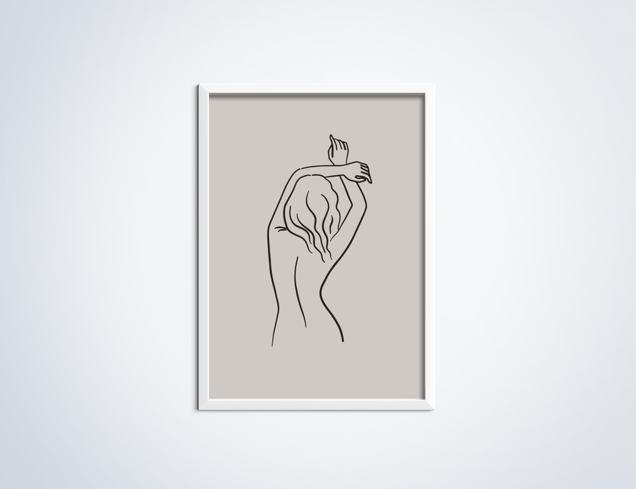 Line Art Relax poster