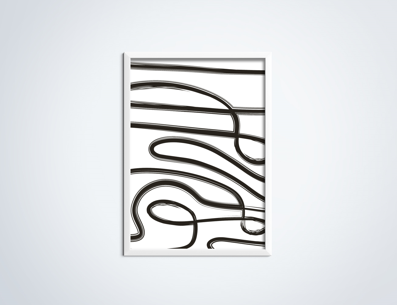 Line Art Music poster