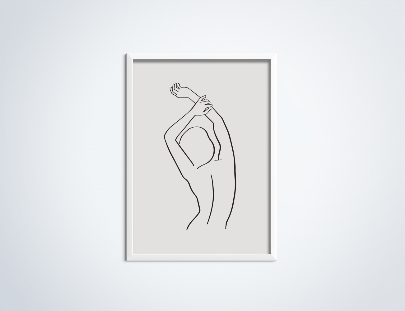 Line Art Stretch poster