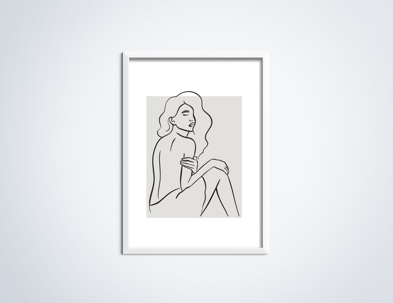 Line Art Lorna poster