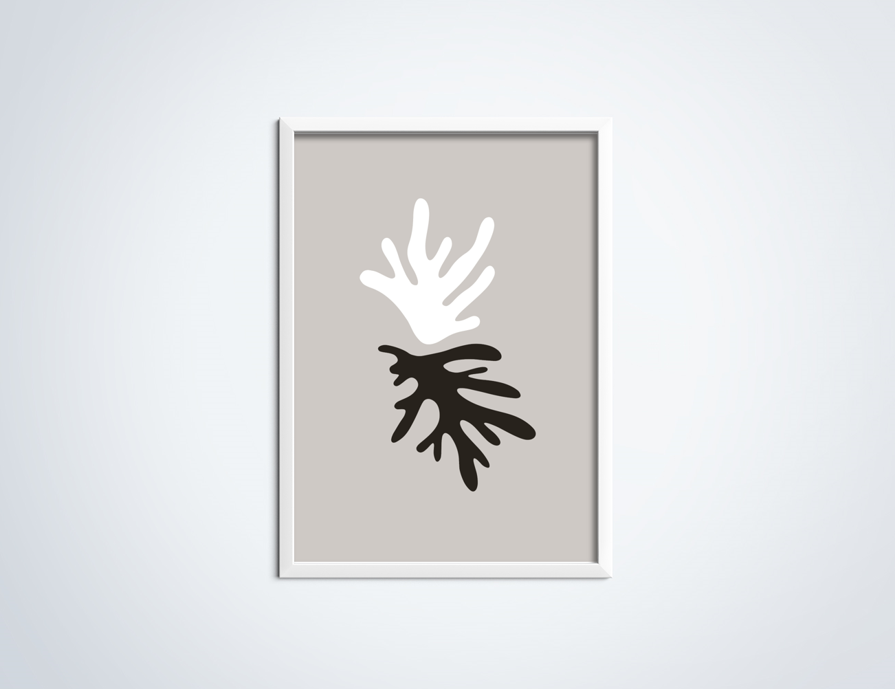 Line Art Shadow poster