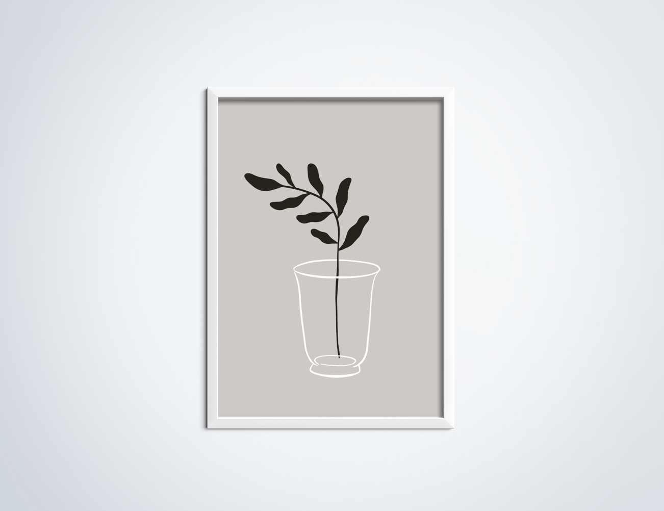 Line Art Windy poster