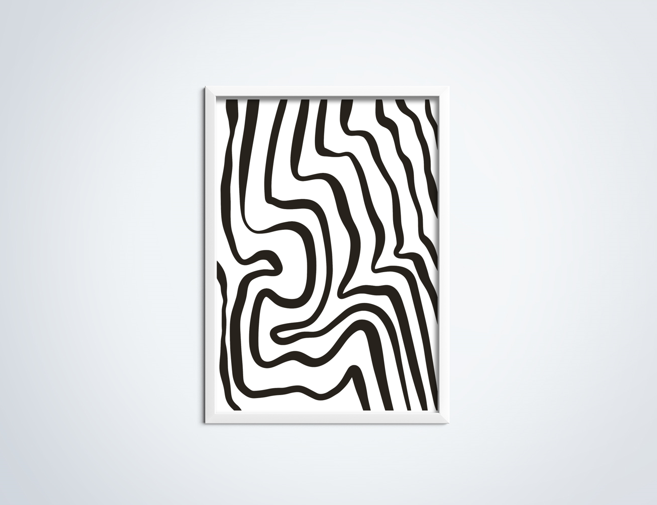 Line Art Wrinkle poster