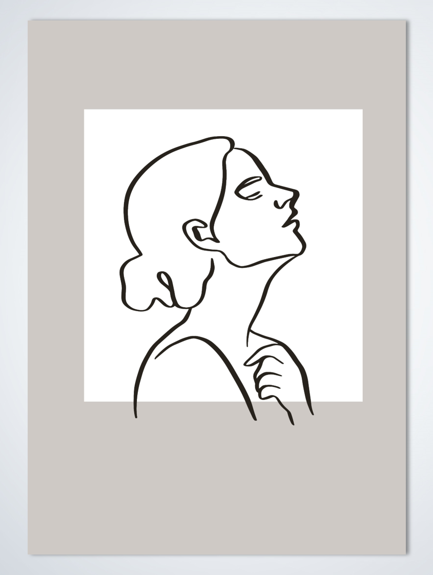 Line Art Mother poster