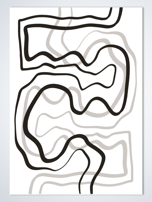 Line Art Amazon poster