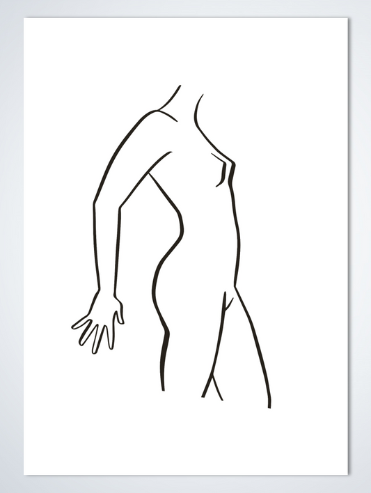 Line Art Vunerable poster