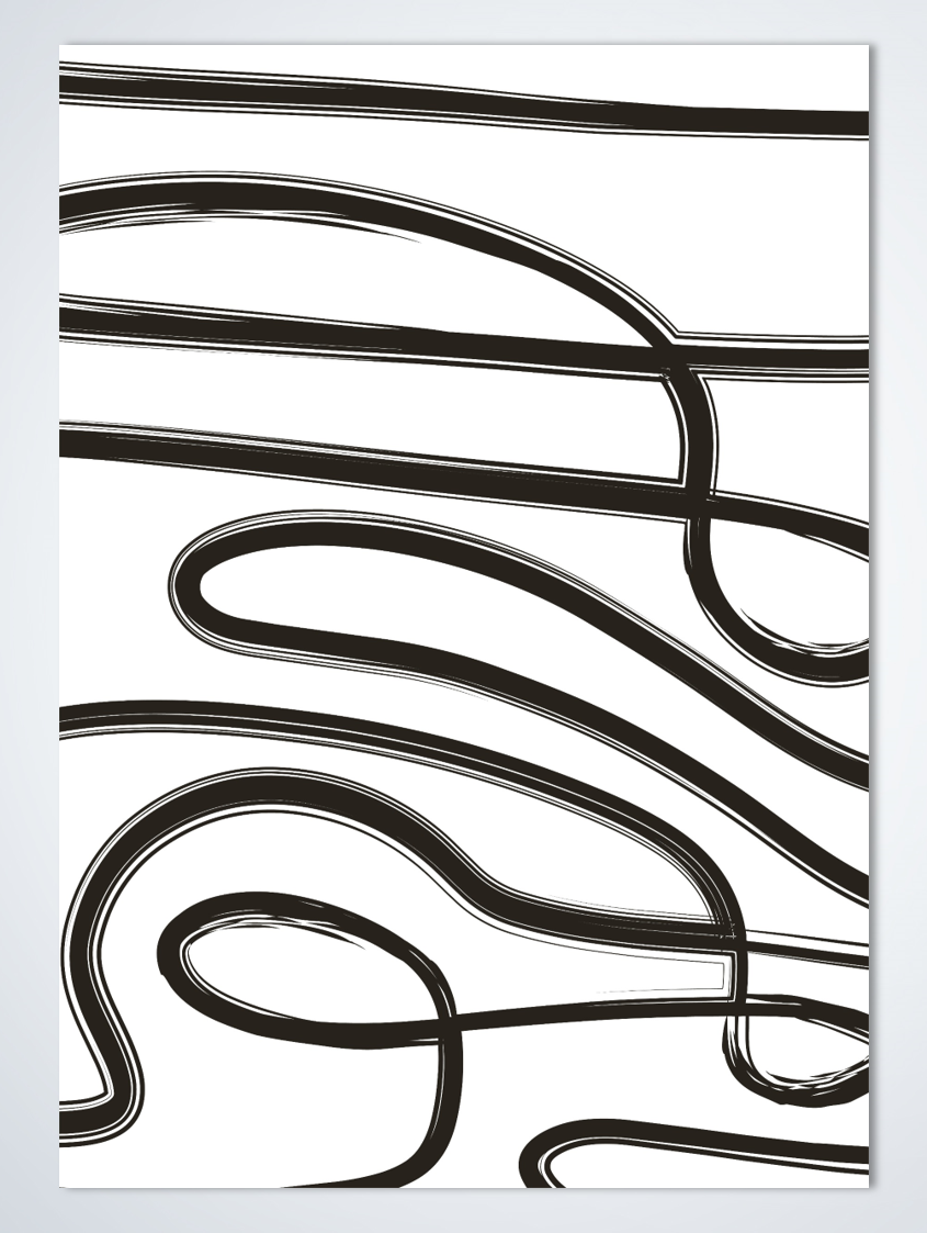 Line Art Music poster
