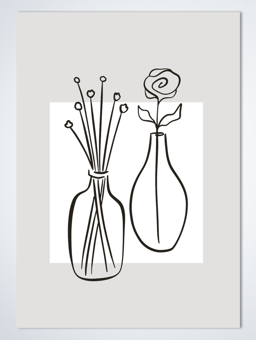 Line Art Cosy poster