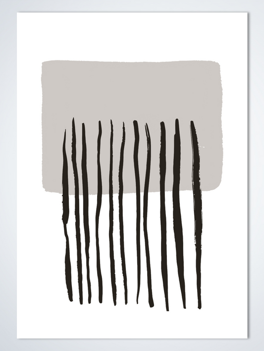 Line Art Cats & Dogs poster