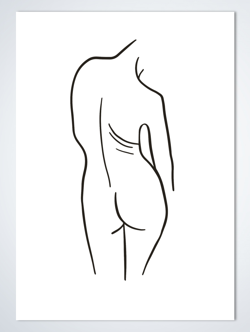 Line Art Mirror poster
