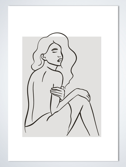 Line Art Lorna poster