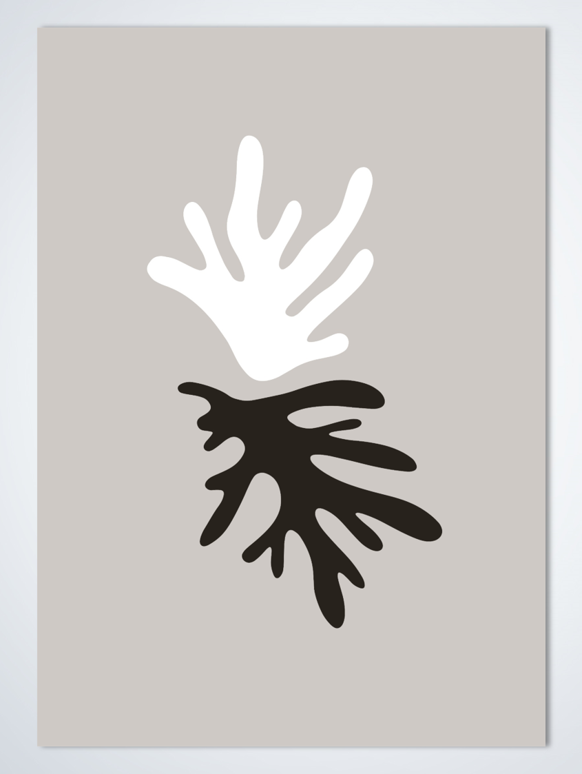 Line Art Shadow poster