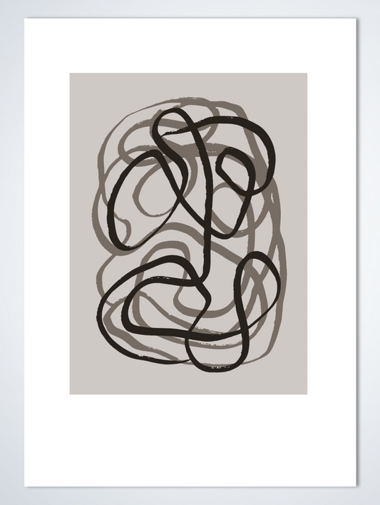 Line Art Complicated poster