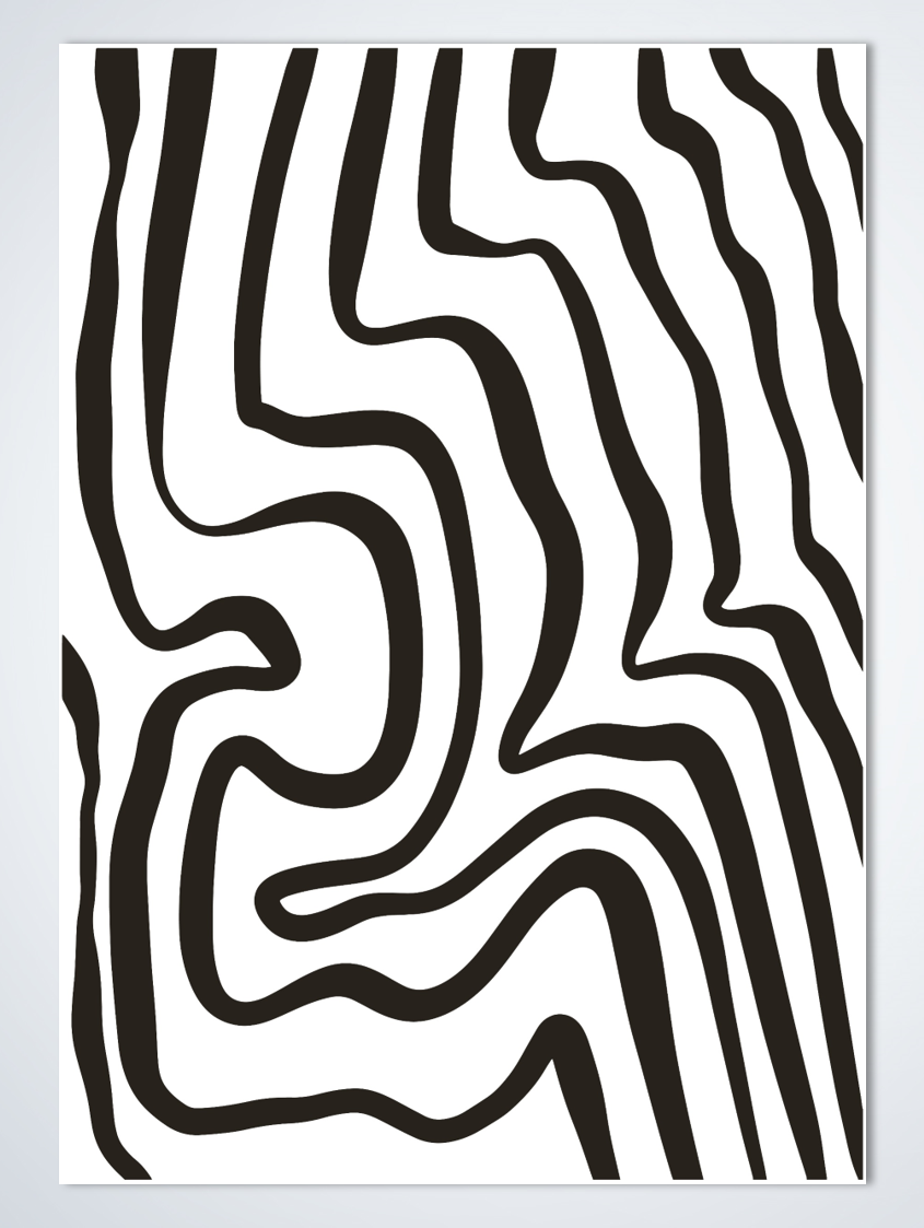 Line Art Wrinkle poster